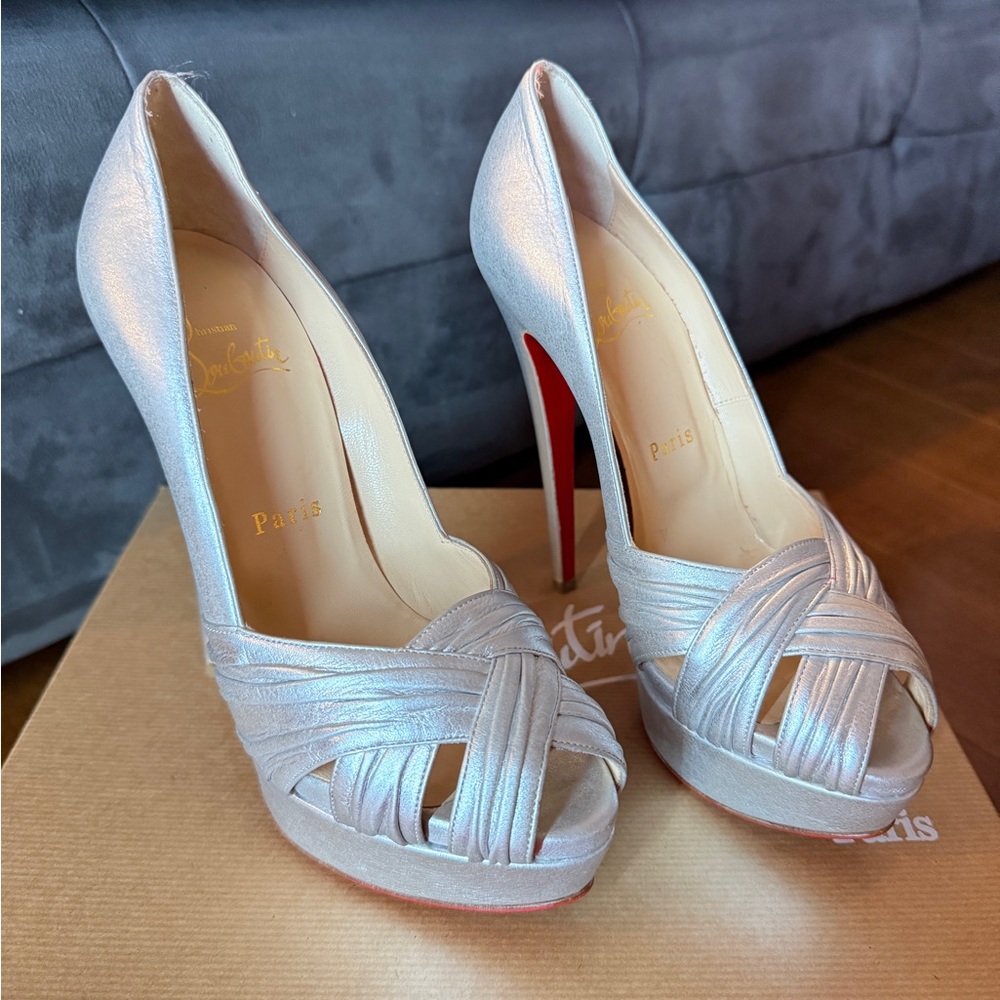 Christian Louboutin Aborina in Silver